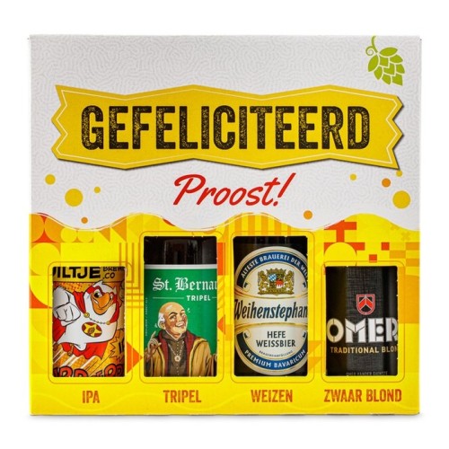 Congratulations | Beer package | 4 x 33 cl