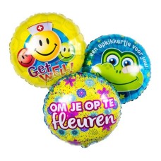 Bunch of balloons | 'Get well soon'