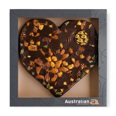 Australian Heart | Dark chocolate and nuts | 220g