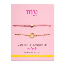 My Jewelery | mini bracelet mother-daughter | golden