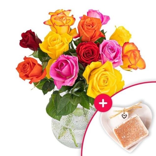 Letterbox gift set roses with scent block