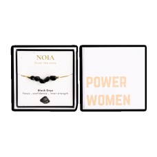 Noia Jewellery - Bracelet Onyx - Gold-colored