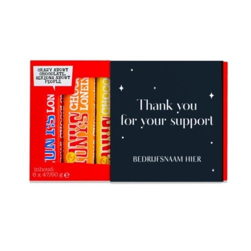 Tony's Chocolonely | Tasting | Thank you with your own text | 300g