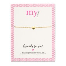 My Jewelery | bracelet heart | golden