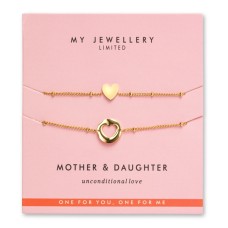 My Jewelery | bracelet mother daughter | golden