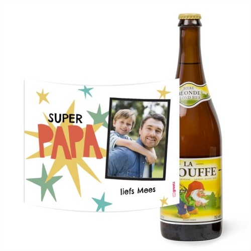 La Chouffe | 750ml | Super dad with your own photo and text