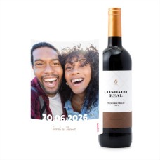 Condado Real | Tempranillo Tinto | Love with your own photo and text | 750 ml