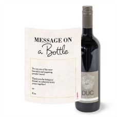 Duc de la Foret - Merlot - Message with your own text - 750 ml