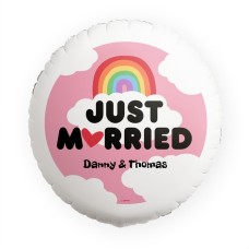 Balloon | Just Married | with own name