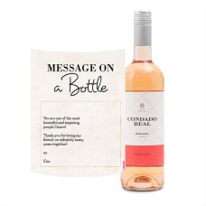 Condado Real | Tempranillo Rosado | Message with your own text | 750 ml