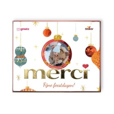 Merci Assorti - Happy Holidays with Your Own Photo & Text - 250gr