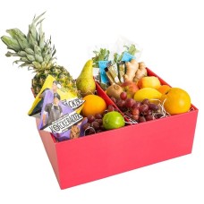 Fruit basket | Tea Luxury | with fresh tea & cake