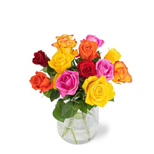 Mailbox Roses Mixed | Tip: add a flag!