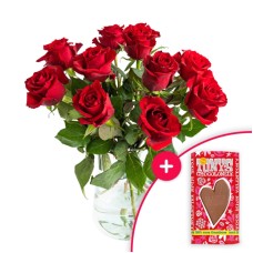 Bouquet Lovingly (10 roses) + Tony's Love
