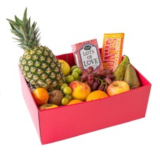 Fruit basket | with Tony's Chocolonely and tea