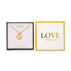 Noia Jewelery | Love You Necklace | Gold colored