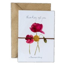 A Beautiful Story | Bracelet on card 'Thinking of you'