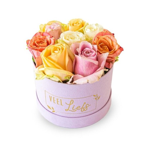 Hatbox with roses | Lots of love