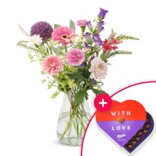 Bouquet For her | Milka heart 165g
