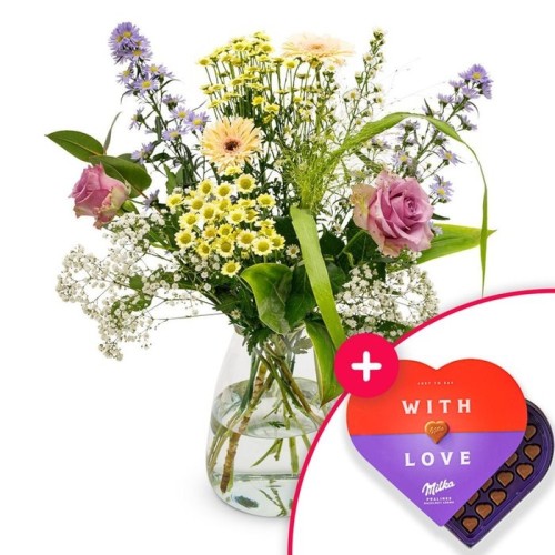 Bouquet of Joy | Milka heart 165g