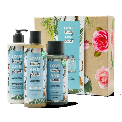 Love Beauty and Planet | Coconut & Mimosa Gift Set