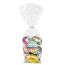 The small bag of 6 hollow milk chocolate eggs to hide (Sachet de 90g)