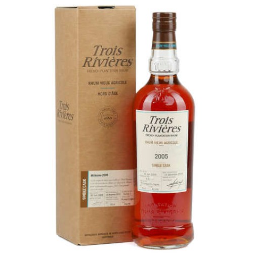 Trois rivires single cask 2005 - Old rum 43