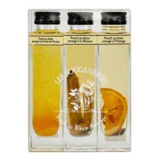 3 Rum punch gift box (orange, banana, passion) 18%
