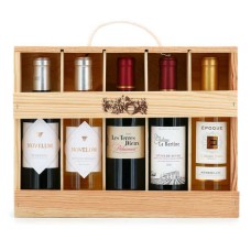 Box of 5 Bordeaux and Dordogne wines
