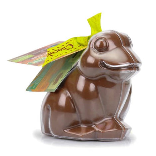 Bimbi Milk Chocolate Frog in reusable mould (60g frog)