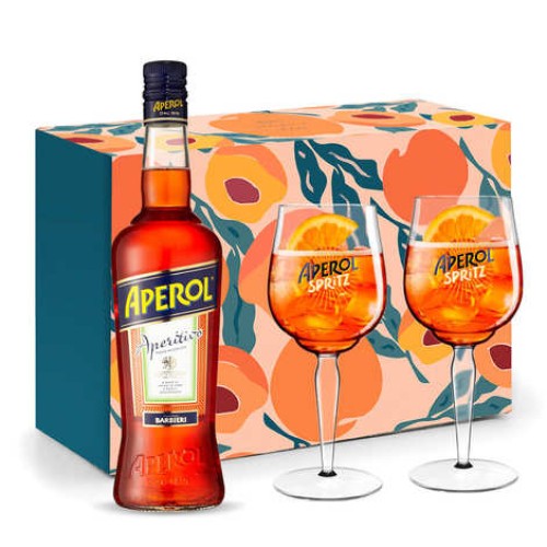 Aperol Tasting Gift Box With 2 Glasses