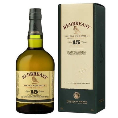 Irish whisky - Redbreast 15 y.o. Single Pot Still 46 %