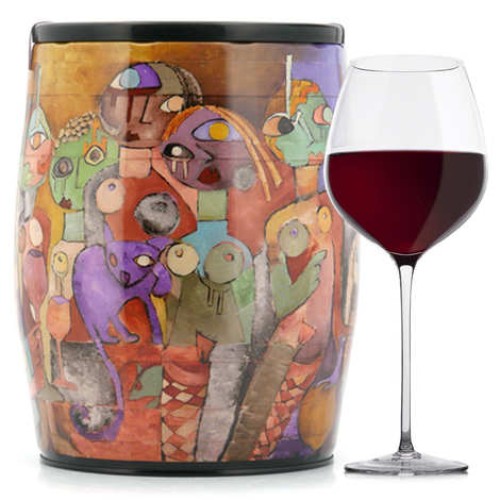 Puech Haut Le Benjamin Red Wine in a Bib'Art - C. Bost