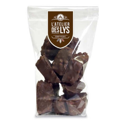 Rochers Nougoff - Chocolate and praline coated nougat