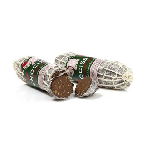 Chocolate and Espelette chilli pepper sausage (100g sausage)