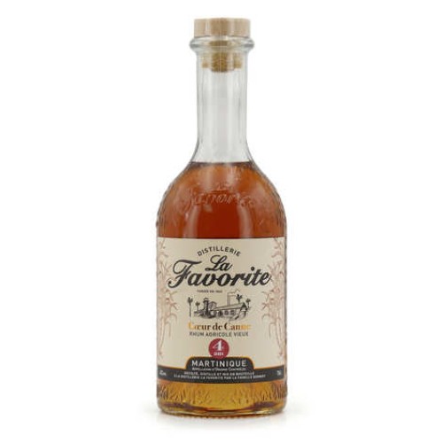 La Favorite CÅ“ur de Canne 4 years - VSOP Old Rum from Martinique - 42%