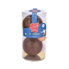Duo milk chocolate petanque balls
