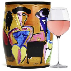 Puech Haut Le Benjamin in a Bib Art Rose Wine - Jorge Colomina