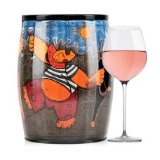 Puech Haut Le Benjamin Rose Wine in a Bib'Art - Patrice Murciano