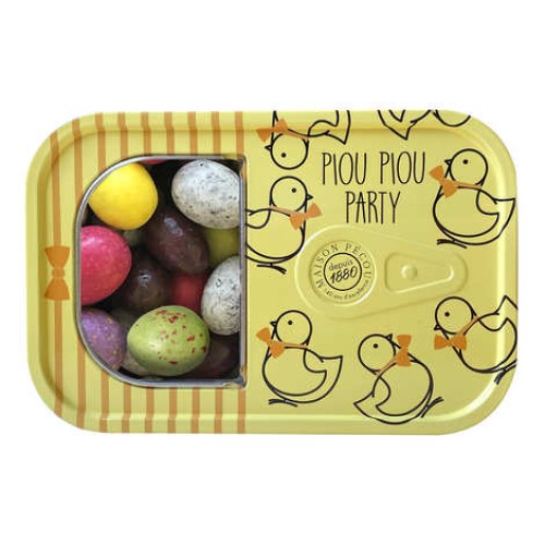 Piou Piou Party - Assorted eggs in a sardine can (140g tin)