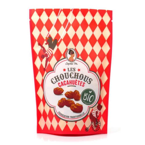 Organic peanut chouchou (80g bag)