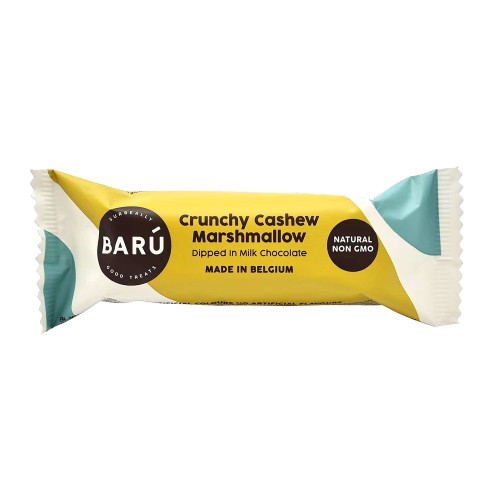 Milk Chocolate & Crunchy Cashew Marshmallow Bar Baru (6 bars of 30g)
