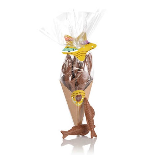 Milk chocolate sardine cone (110g cone)