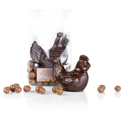Milk chocolate casserole with milk chocolate caramel cereal pearls (Sachet de 100g)