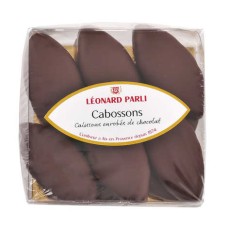 Case of 10 cabossons - Calisson d'Aix coated in dark chocolate (150g box)