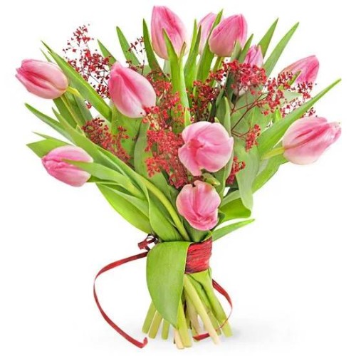 Bouquet of 11 tulips for Women's Day