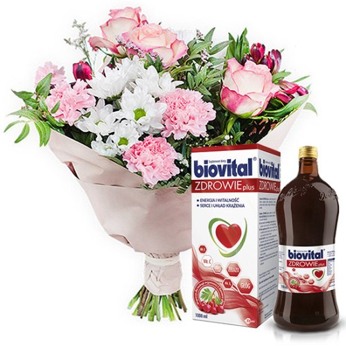 Pastel Bouquet with biovital