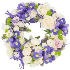 Deep blue wreath