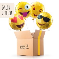 Cheerful smiles - helium balloons