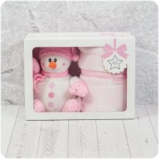 Snowman & blanky for a baby girl
